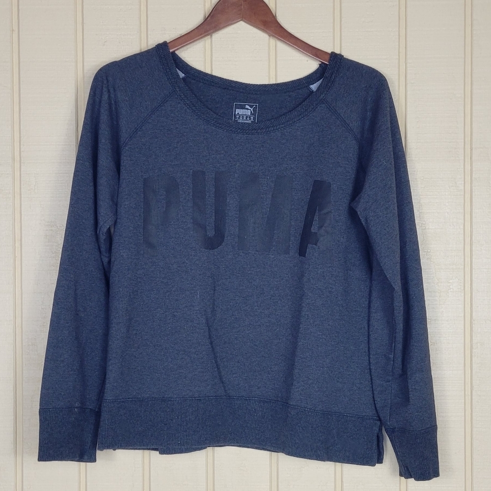 PUMA pullover grey sweater size L  Color: Grey